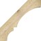 Ekena Millwork 6"W x 32"D x 32"H Balboa Rough Sawn Knee Brace, Douglas Fir BRC06X32X32BOA00RDF - alternate 3